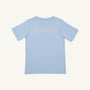 Sir Proper City Hopper T-Shirt - Beale Street Blue with Palm Beach Pink Main Line
