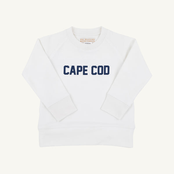 Sir Proper City Hopper Sweatshirt - Worth Avenue White with Cape Cod