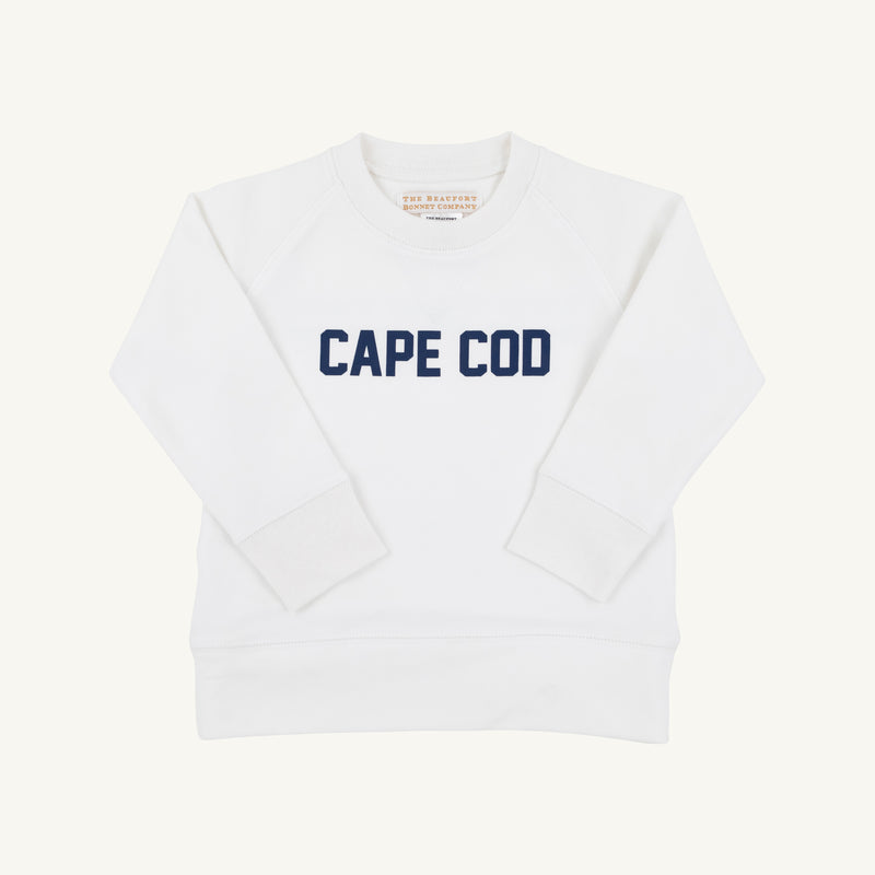 Sir Proper City Hopper Sweatshirt - Worth Avenue White with Cape Cod
