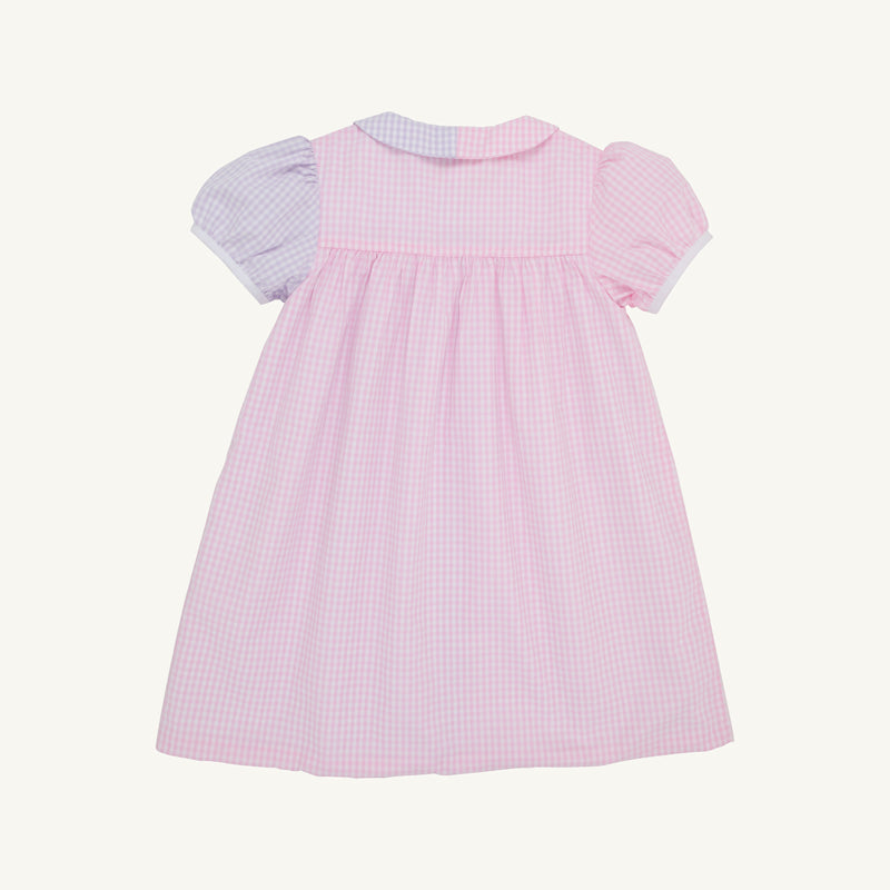 Tabitha's Teachers Pet Dress - Pink Greenbrier Gingham & Lauderdale Lavender Gingham