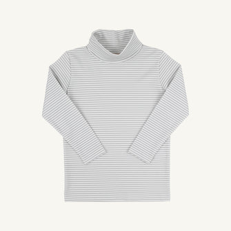 Embroidery result for: Tatum's Turtleneck & Onesie - Grantley Gray Stripe