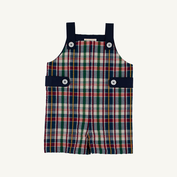 Teddy's Tab Jon Jon - Gramercy Park Plaid Seersucker with Nantucket Navy