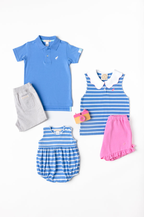 Barlett Bubble - Barbados Blue Stripe with Worth Avenue White