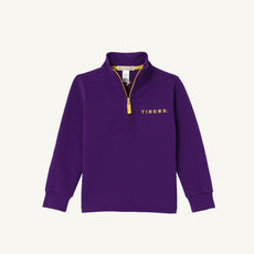 LSU Hayword Half-Zip - LSU Purple with LSU Gold