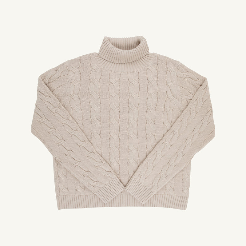 Townsend Turtleneck Sweater - Osprey Oatmeal