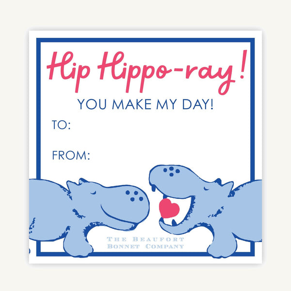 Valentine Cards - Hugga Hippo (Digital Download)