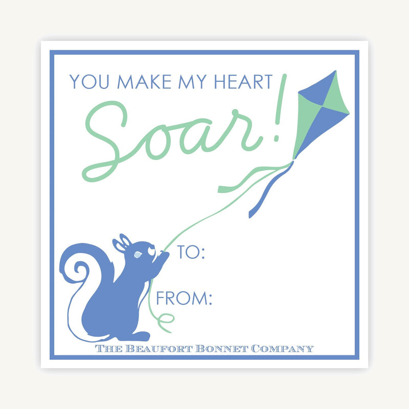 Valentine Cards - Spring Fling Frolic Fest Blue (Digital Download)