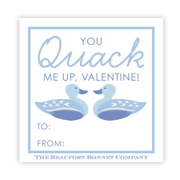 Valentine Cards - You Quack Me Up Blue (Digital Download)