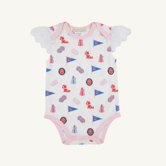 Embroidery result for: Ole Miss Wendy Onesie - Gawsh Almighty with Palm Beach Pink