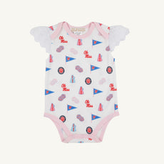 Ole Miss Wendy Onesie - Gawsh Almighty with Palm Beach Pink
