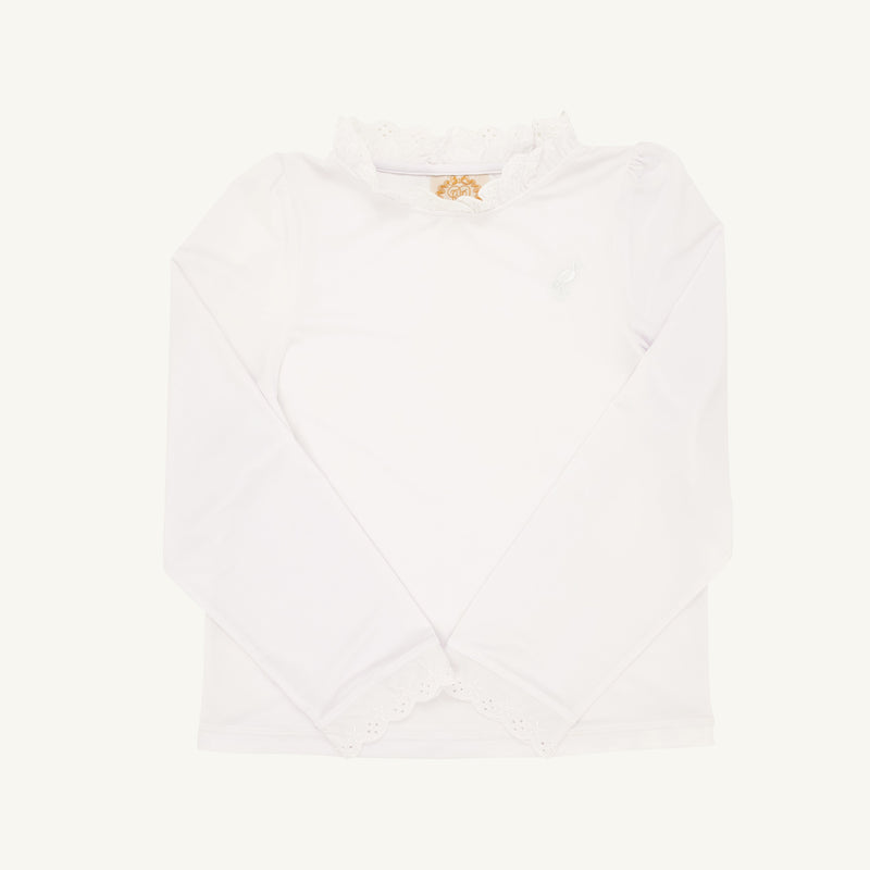 Winnie's Wave Spotter Swim Shirt (UPF 35+) - Worth Avenue White