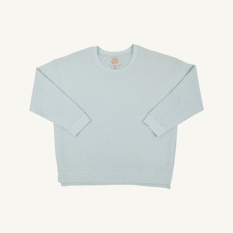 Embroidery result for: Women's Cassidy Comfy Crewneck Quilted - Old Greenwich Green