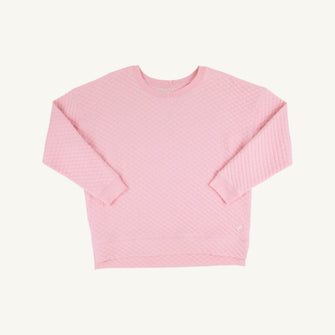 Embroidery result for: Cassidy Comfy Crewneck (Women) - Sandpearl Pink Quilted