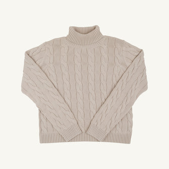 Embroidery result for: Women's Townsend Turtleneck Sweater - Osprey Oatmeal