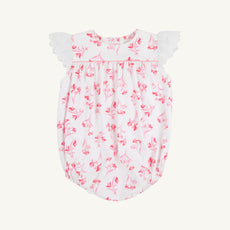 Angel Sleeve Blythe Bubble - Fontaine Floral with Worth Avenue White Eyelet