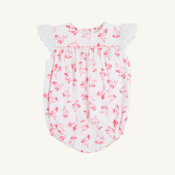 Angel Sleeve Blythe Bubble - Fontaine Floral with Worth Avenue White Eyelet