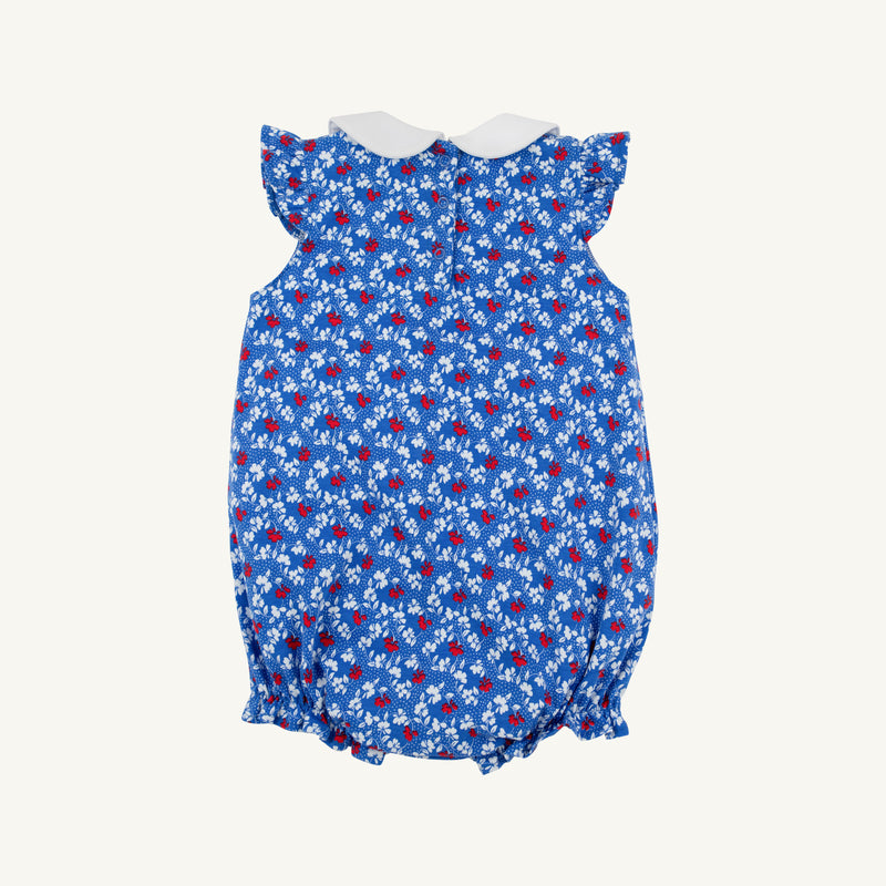 Angel Sleeve Biltmore Bubble - Potomac Petals with Worth Avenue White