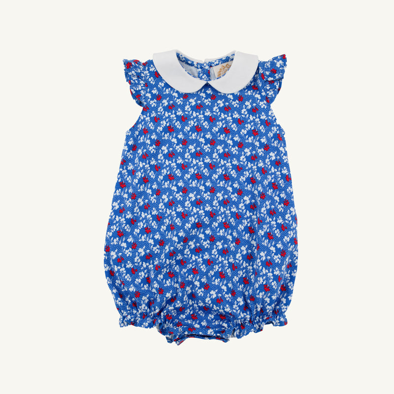 Angel Sleeve Biltmore Bubble - Potomac Petals with Worth Avenue White