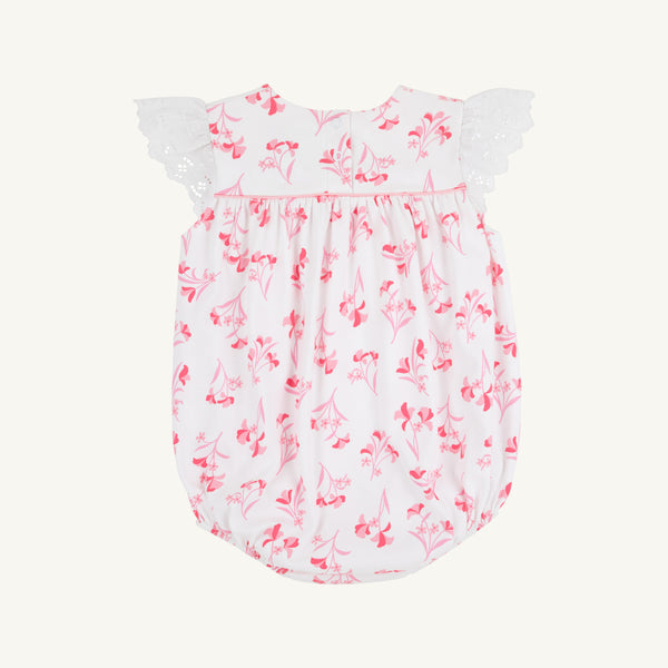 Angel Sleeve Blythe Bubble - Fontaine Floral with Worth Avenue White Eyelet