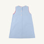 Annie Apron Dress - Beale Street Blue with Worth Avenue White and Sailboats