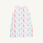 Annie Apron Dress - Bell Court Bows with Hamptons Hot Pink