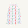 Annie Apron Dress - Bell Court Bows with Hamptons Hot Pink