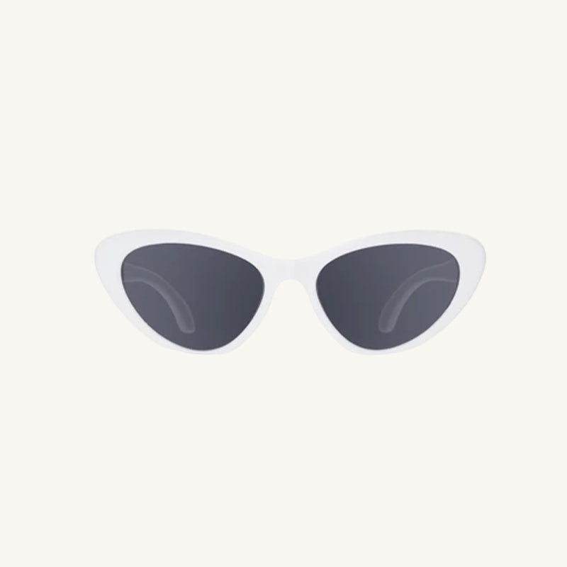 Cat Eye Sunglasses (White) - Babiators