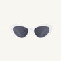 Cat Eye Sunglasses (White) - Babiators