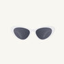 Cat Eye Sunglasses (White) - Babiators
