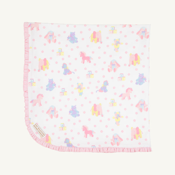 Baby Buggy Blanket - Cuddle up Cutie (Palm Beach Pink) with Palm Beach Pink