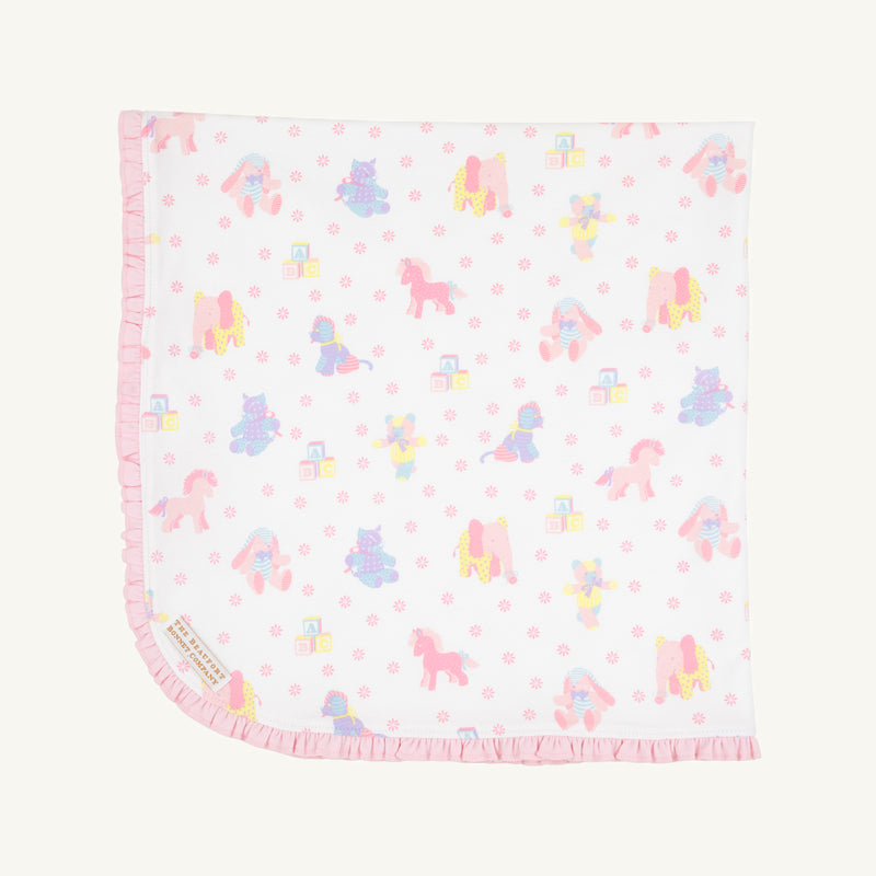 Baby Buggy Blanket - Cuddle up Cutie (Palm Beach Pink) with Palm Beach Pink