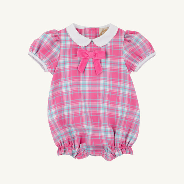 Banks Bow Bubble - Brenton Point Plaid with Worth Avenue White