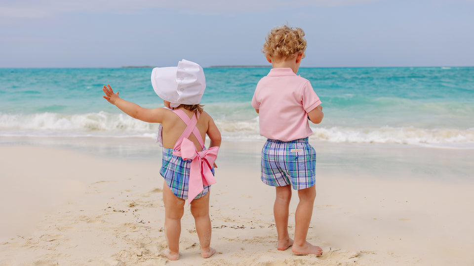 Sally Sunsuit Lauderdale Pier Plaid