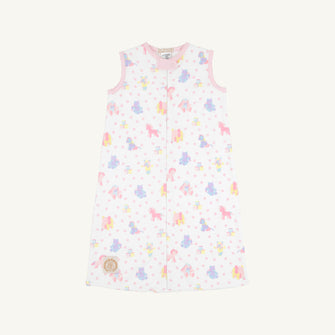 Embroidery result for: Beddie Bye Sleep Sack - Cuddle up Cutie (Palm Beach Pink) with Palm Beach Pink