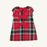 Betts Bow Dress - Wilson Pier Plaid with Richmond Red Bows