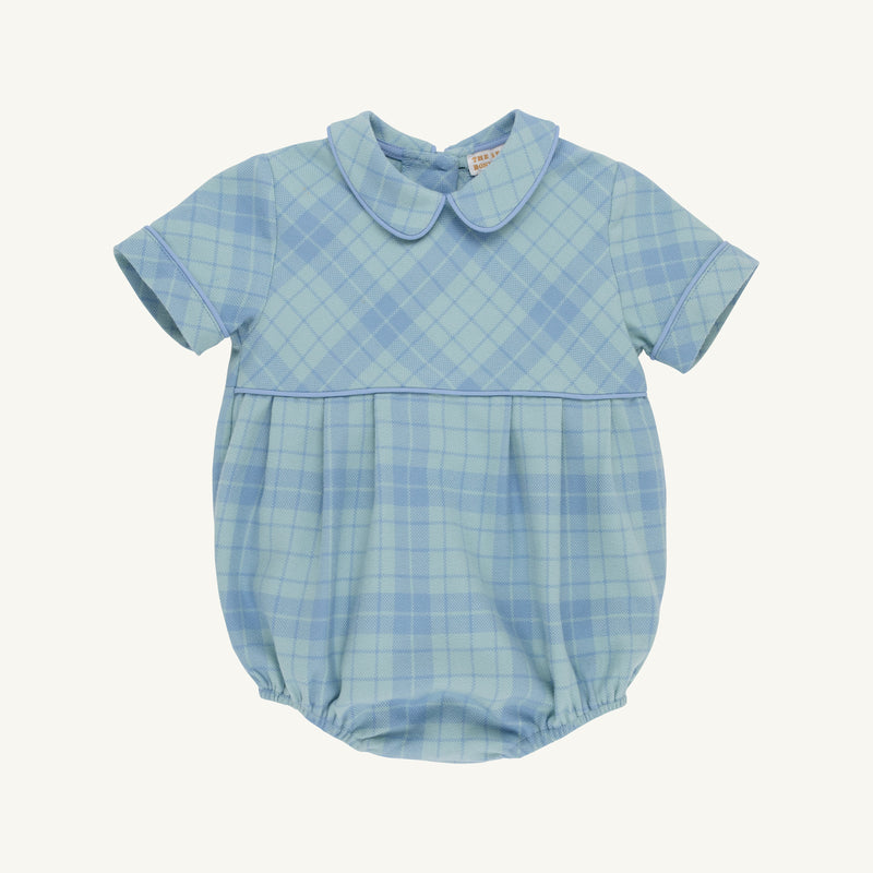 Bradford Bubble - Audubon Park Plaid with Sarasota Sky