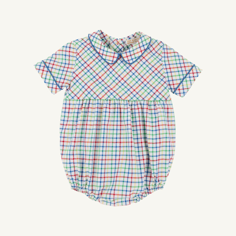 Bradford Bubble - Kindness Wins Windowpane with Wood Boat Blue