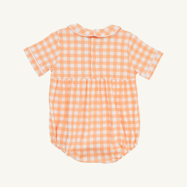 Bradford Bubble - Seashore Sherbet Gingham & Worth Avenue White