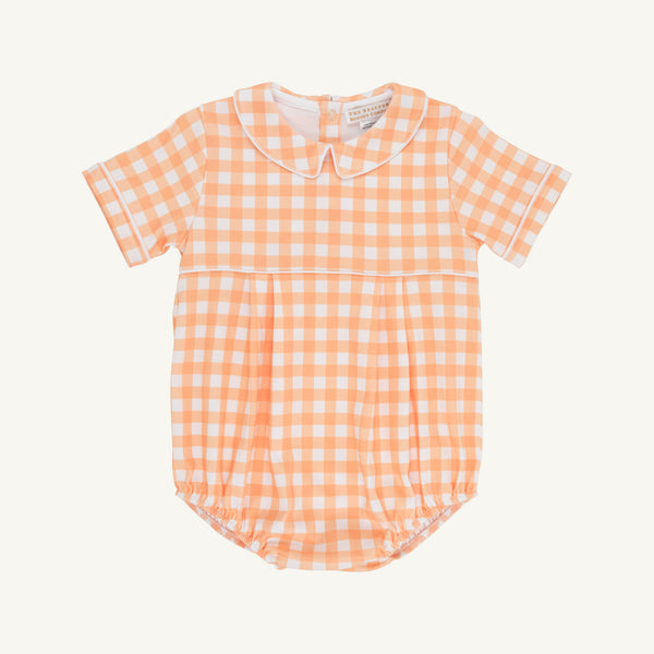 Bradford Bubble - Seashore Sherbet Gingham & Worth Avenue White