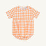 Bradford Bubble - Seashore Sherbet Gingham & Worth Avenue White