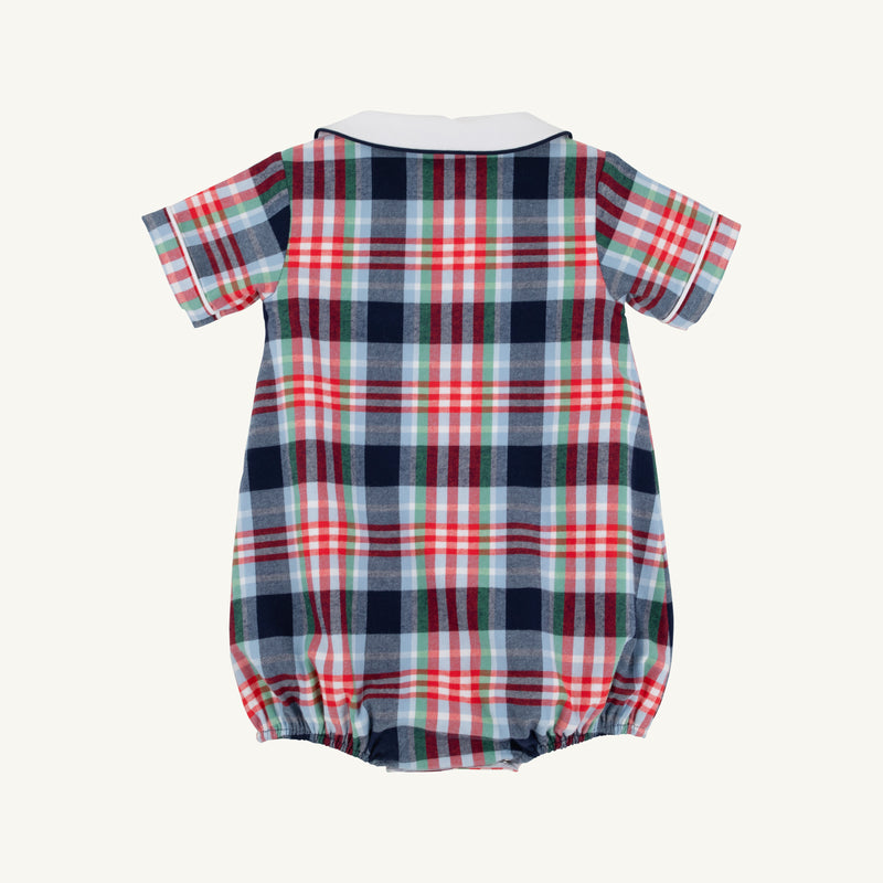Brock Bubble (Flannel) - Covington Cottage Plaid with Worth Avenue White