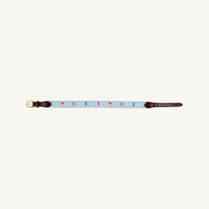 Bullock Belt - Keeneland Khaki with Nautical Flags