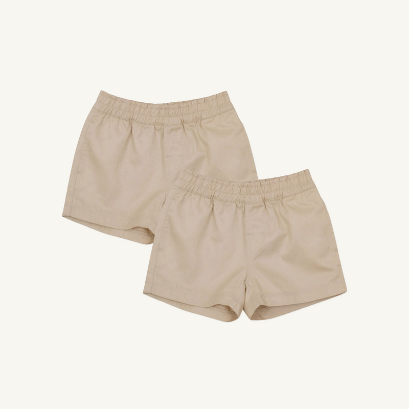 Sheffield Shorts (2-Pack) - Keeneland Khaki with Keeneland Khaki Stork