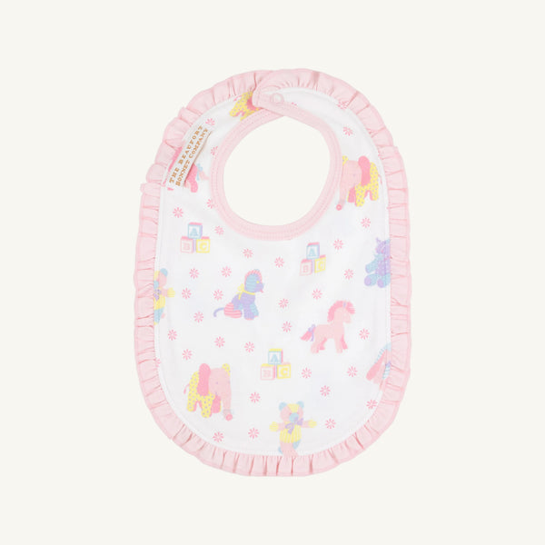Burp Me Bib - Cuddle up Cutie (Palm Beach Pink) with Palm Beach Pink