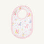 Burp Me Bib - Cuddle up Cutie (Palm Beach Pink) with Palm Beach Pink