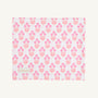 Calloway Quick Dry Towel - Bridgetown Harbour Hand Block with Sea Wall Stripe (Winter Park Pink)