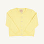Cambridge Cardigan - Lake Worth Yellow with Worth Avenue White Flower Buttons