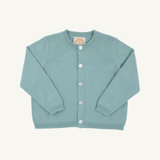 Cambridge Cardigan - Old Greenwich Green with Pearlized Buttons