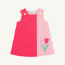 Caroline Colorblock Jumper - Palm Springs Punch & Sandpearl Pink