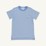 Carter Crewneck - Sunrise Blvd. Blue Stripe with Sunrise Blvd Blue Stork